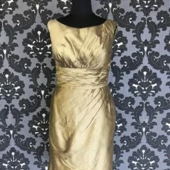 FORMAL/MOTHER'S DRESSES Size 16 Bronze Social Occasions Cocktail Silk Sleeveless