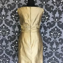 FORMAL/MOTHER'S DRESSES Size 16 Bronze Social Occasions Cocktail Silk Sleeveless