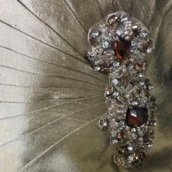 FORMAL/MOTHER'S DRESSES Size 16 Bronze Social Occasions Cocktail Silk Strapless