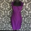 FORMAL/MOTHER'S DRESSES Size 18 Deep Purple Lugo 288 Cocktail Silk Halter