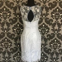 Size 4 Light Blue Social Occasions Cocktail Lace Lace FORMAL DRESSES FORMAL/MOTHER'S DRESSES