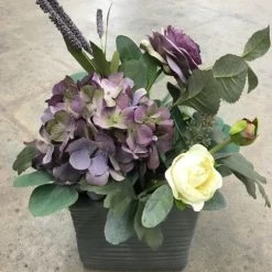 Size 5.5 In Grey Ashland Ceramic CENTERPIECES DECOR