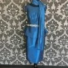 Size 6 Royal Blue Rina Di Montella Cocktail Taffeta Cap Sleeve FORMAL DRESSES