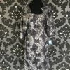 FORMAL/MOTHER'S DRESSES Size 6 Silver & Gray Ivonne D Cocktail Sequin Sleeveless
