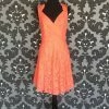 FORMAL/MOTHER'S DRESSES Size 8 Grapefruit Jasmine B173064 Cocktail Lace Cap Sleeve