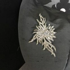 Size 8 Gun Metal Sarah Danielle Evenings Cocktail Silk Sleeveless