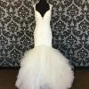 Size 8 Ivory Justin Alexander Tulle & Lace Fit & Flare Sweetheart WEDDING WEDDING DRESSES