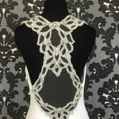 Size 8 Ivory Pronovias Jersey Highneck Sheath WEDDING DRESSES