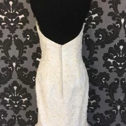 Size 8 Ivory Sincerity Tulle & Lace Strapless Fit & Flare WEDDING DRESSES