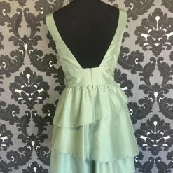 FORMAL/MOTHER'S DRESSES Size 8 Sage Lugo 277 Cocktail Silk Sleeveless