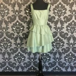 FORMAL/MOTHER'S DRESSES Size 8 Sage Lugo 277 Cocktail Silk Sleeveless