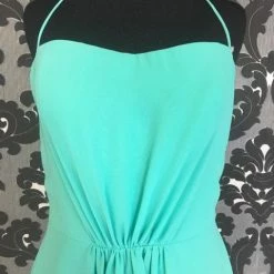 Size 8 Seashore Jasmine P156012K High Low Chiffon Strapless
