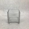 Something Blue DECOR Vase Glass Clear Size 4"x4"x4" Square VASES