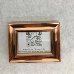 Something Blue Frame Size 4.75"x3.5" Plastic Rose Gold SIGNS