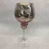 Something Blue DECOR Goblet Mercury Glass Rose Gold Size Small CANDLES