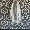 Something Blue Veil Size Finger Tip Tulle Ivory Cut VEILS