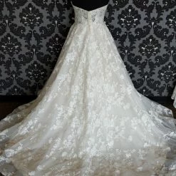 Something Blue Justin Alexander88142 Wedding Dress Size 18 Sequin/Lace Ivory Strapless Ballgown WEDDING DRESSES