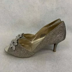 Something Blue NEW ARRIVALS Bandolino Women Heels Metallic Bronze Size 8.5