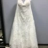 Something Blue WEDDING DRESSES Allure Romance Wedding Dress Lace Ivory Size 32 Strapless A-line