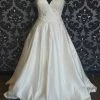 Something Blue Justin Alexander 44235 Wedding Dress Size 18 Lace/Satin Ivory Strapless A-line