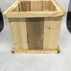 Something Blue Wedding Unfinsihed Wood Crate 13
