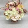 Something Blue Wedding Centerpiece Floral/Glass Vase Rose Gold/Mauve/Blush/Ivory CENTERPIECES DECOR
