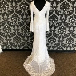 Something Blue Primavera Wedding Dress Beaded Ivory Size 12 Long Bell Sleeve WEDDING DRESSES 11 Something Blue Primavera Wedding Dress Beaded Ivory Size 12 Long Bell Sleeve WEDDING DRESSES