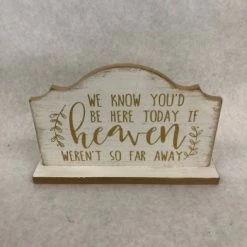 Something Blue His&Hers Sign Wood Whitewash/Gold Size 10" X 6" X 1.5" WOOD DECOR