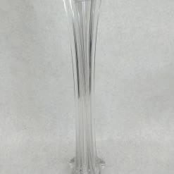 Something Blue Vase Glass Clear Size 15.75" Eiffel Tower Vase VASES DECOR