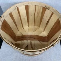 Something Blue DECOR Basket Wood Beige Size 12