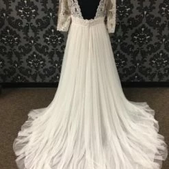 Something Blue Wedding Modeca Women's Wedding Dress Tulle & Lace Ivory/Champagne A-line WEDDING DRESSES 9 Something Blue Wedding Modeca Women's Wedding Dress Tulle & Lace Ivory/Champagne A-line WEDDING DRESSES