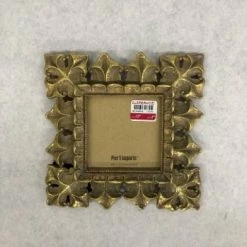 Something Blue Pier 1 Imports Frame Plastic Gold Size 8" X 8" SIGNS DECOR