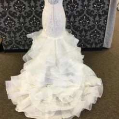 Something Blue Wedding Mori Lee ML2879 Women's Wedding Dress Lace And Horse Hair Size 10 8 Something Blue Wedding Mori Lee ML2879 Women's Wedding Dress Lace And Horse Hair Size 10