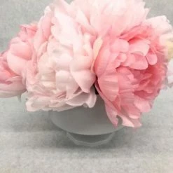 Something Blue Floral Arrangement Floral/Plastic Blush/White Size 10"x10" CENTERPIECES