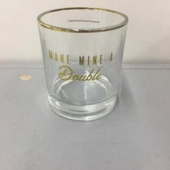 Something Blue Wedding Mudpie Whiskey Glass Make Mine A Double