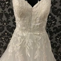 Something Blue Wedding Ti Adora Women's Wedding Dress Tulle Ivory Size 12 Strapless