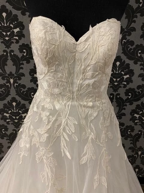 Something Blue Wedding Ti Adora Women's Wedding Dress Tulle Ivory Size 12 Strapless 3 Something Blue Wedding Ti Adora Women's Wedding Dress Tulle Ivory Size 12 Strapless