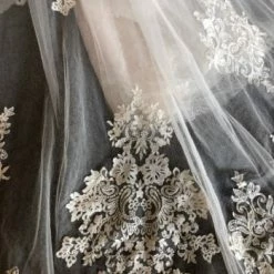 Something Blue Stella York 6814CR Wedding Dress Lace/Tulle Champagne/Ivory WEDDING DRESSES