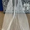 Something Blue E5-6617 Waterfall Veil Tulle/Beads Light Ivory Size Cathedral Beaded VEILS