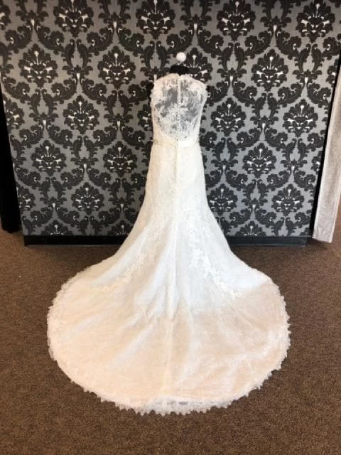 Something Blue Women Wedding Dress Lace Ivory Size 12 Cap Sleeve Fit & Flare WEDDING DRESSES 7 Something Blue Women Wedding Dress Lace Ivory Size 12 Cap Sleeve Fit & Flare WEDDING DRESSES