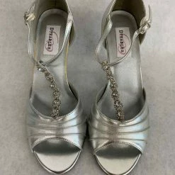 Something Blue Size 9 Silver SHOES
