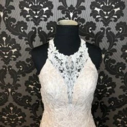 Something Blue Stella York 6669CR Wedding Dress Lace & Tulle Champagne/Ivory WEDDING DRESSES