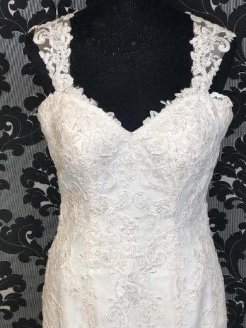 Something Blue Stella York SKYE 6146 Women's Wedding Dress Lace Ivory Size 12 Sheath 4 Something Blue Stella York SKYE 6146 Women's Wedding Dress Lace Ivory Size 12 Sheath