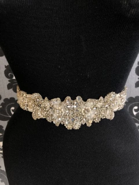 Something Blue BELTS Amalee Ariella Belt- Lynette Belt Rhinestone/Pearl Ivory "AS IS" 3 Something Blue BELTS Amalee Ariella Belt- Lynette Belt Rhinestone/Pearl Ivory "AS IS"