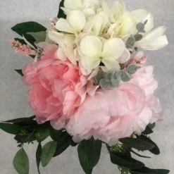 Something Blue DECOR Bouquet Floral Blush/Ivory/Green Size 11" FLORAL