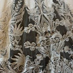 Something Blue Madison James MJ601 Size 10 Ivory Crepe And Lace Fit & Flare 9 Something Blue Madison James MJ601 Size 10 Ivory Crepe And Lace Fit & Flare