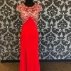 Something Blue Angela & Alison Size 4 Red Rhinestone Prom Dress 2 Something Blue Angela & Alison Size 4 Red Rhinestone Prom Dress