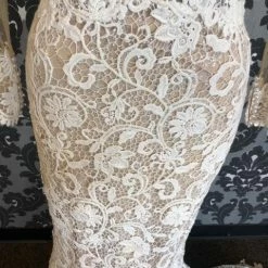 Something Blue Calla Blanche CATALINA 18122 Women's Wedding Dress Lace Ivory Size 8 WEDDING DRESSES