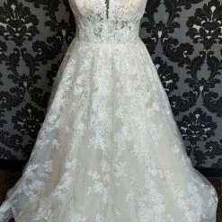 Something Blue Justin Alexander88142 Wedding Dress Size 18 Sequin/Lace Ivory Strapless Ballgown WEDDING DRESSES