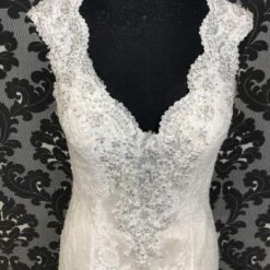 Something Blue Kenneth Winston KANDACE 1621 Women's Wedding Dress Lace Ivory Size 12